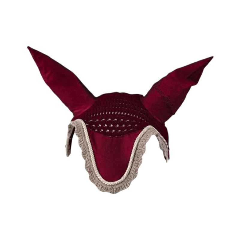 Lami-cell - Bonnet court pour chevaux Elegance bordeaux | - Ohlala