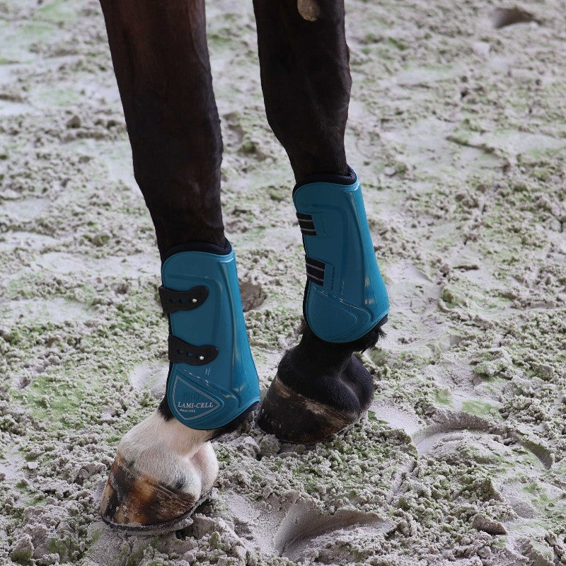 Lami-cell - Guêtres et protège-boulets Elite turquoise | - Ohlala