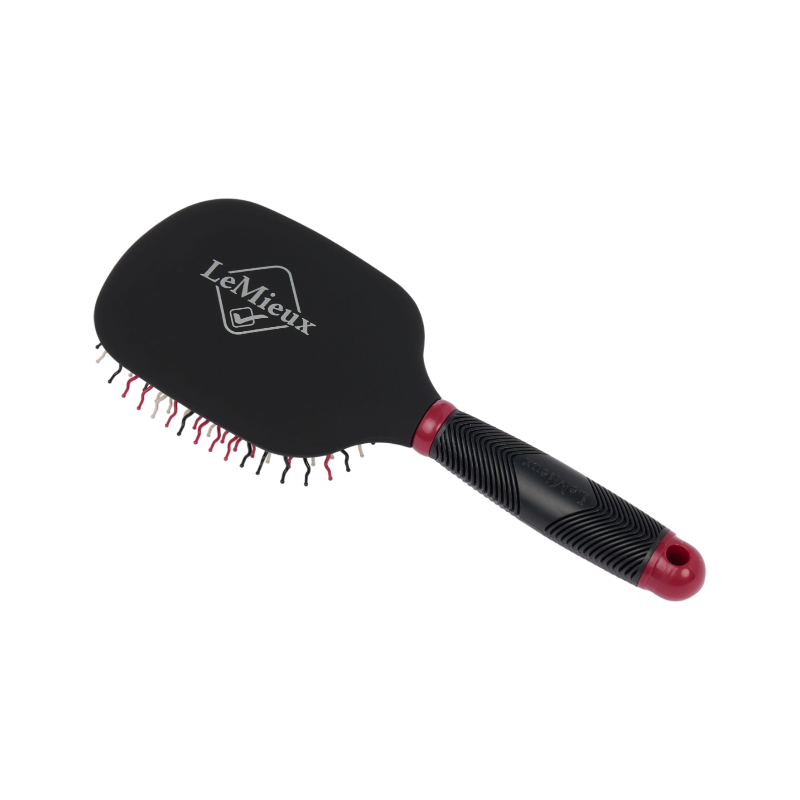 LeMieux - Brosse Tangle Tidy noir/ cranberry | - Ohlala