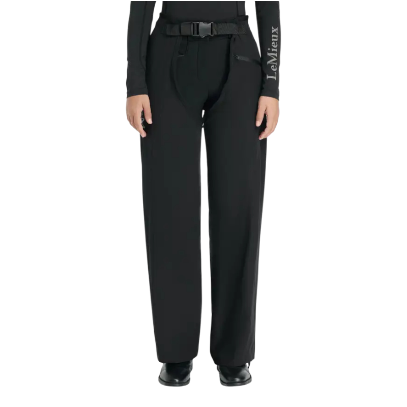 LeMieux - Chaps imperméable enfant Young Rider Stormwear noir | - Ohlala