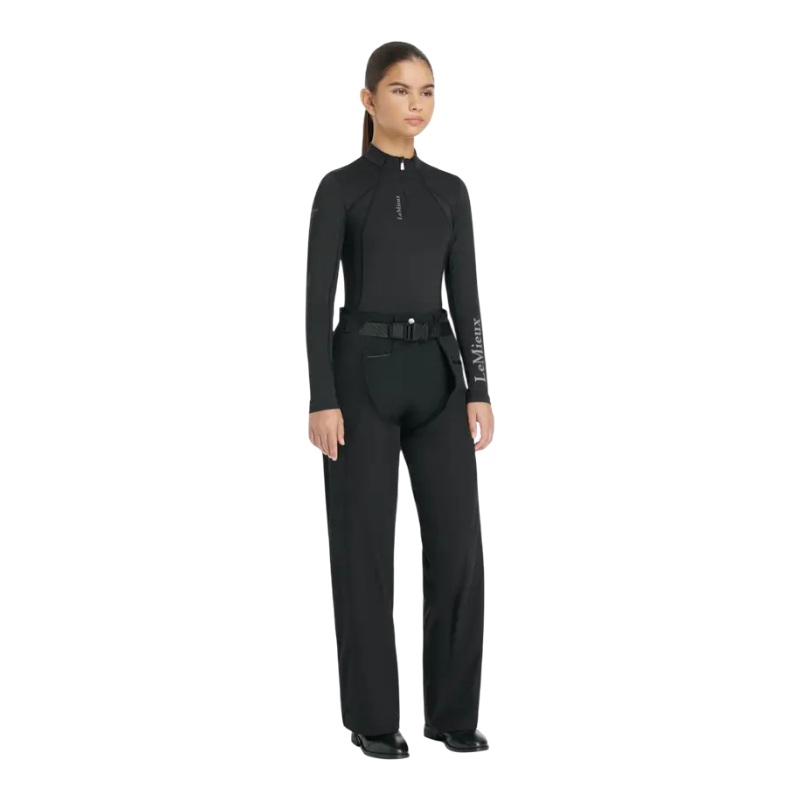 LeMieux - Chaps imperméable enfant Young Rider Stormwear noir | - Ohlala