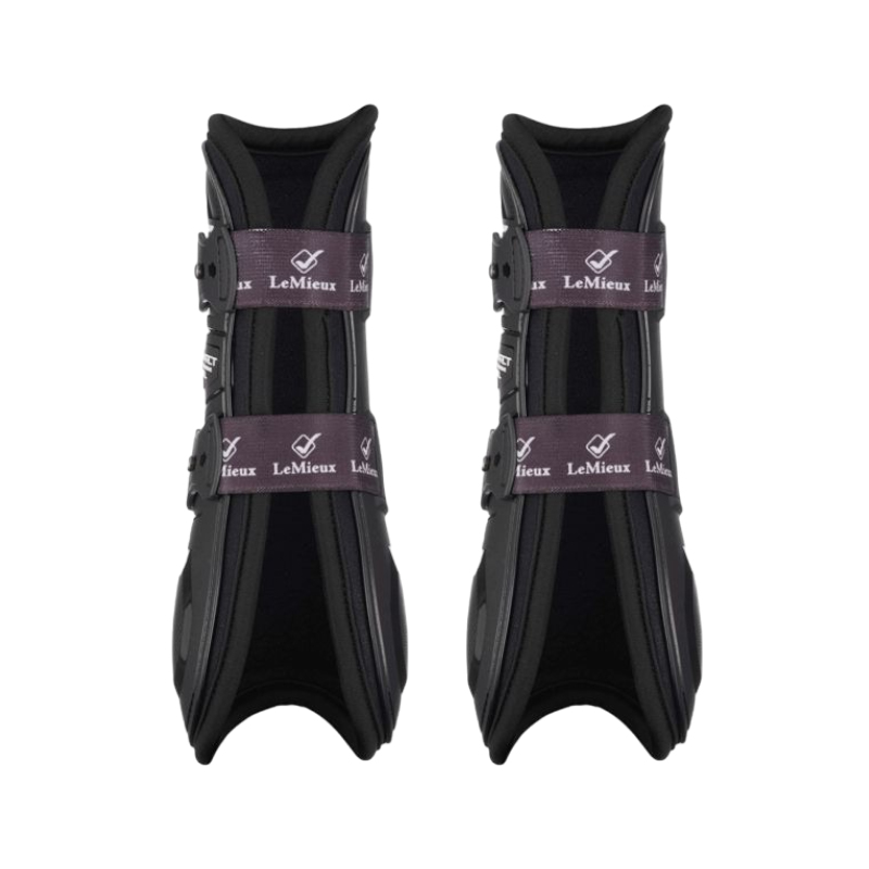 LeMieux - Guêtres Impact Responsive gel noir x2 | - Ohlala