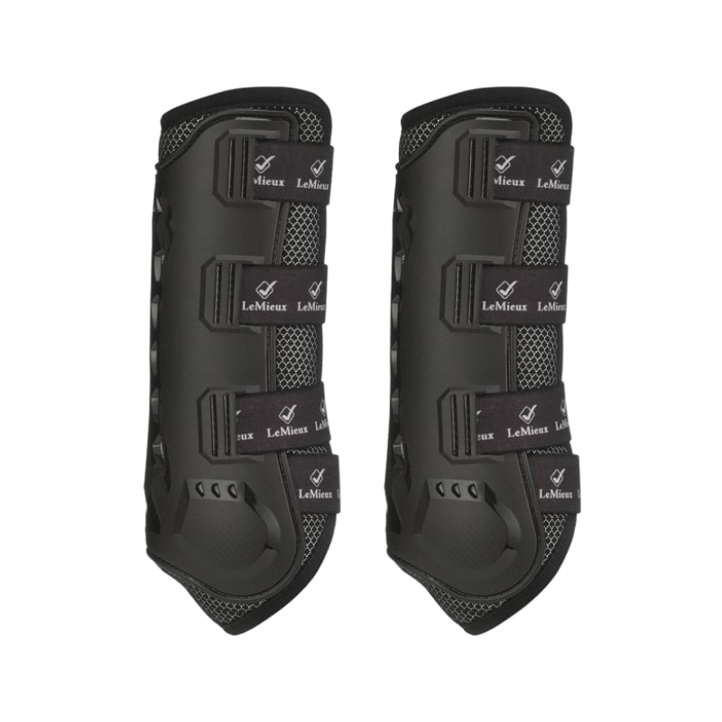 LeMieux - Guêtres fermées Ultra Mesh Snug noir x2 | - Ohlala