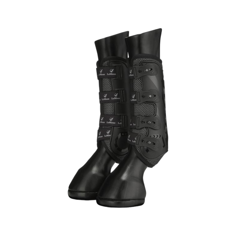 LeMieux - Guêtres fermées Ultra Mesh Snug noir x2 | - Ohlala