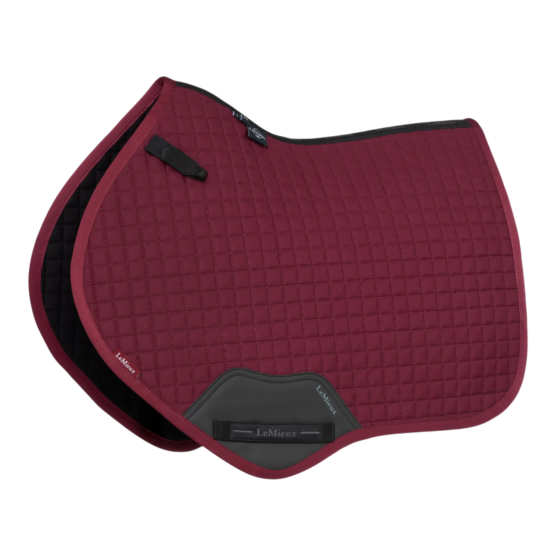 LeMieux - Tapis de selle Close Contact Square bordeaux | - Ohlala