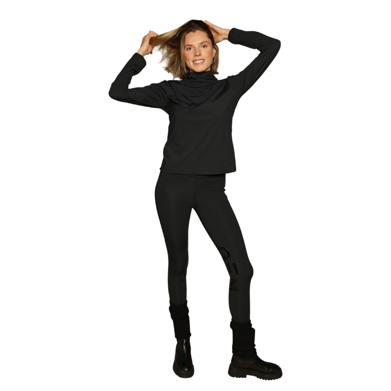 GEM - Legging d'équitation femme Manhattan noir | - Ohlala