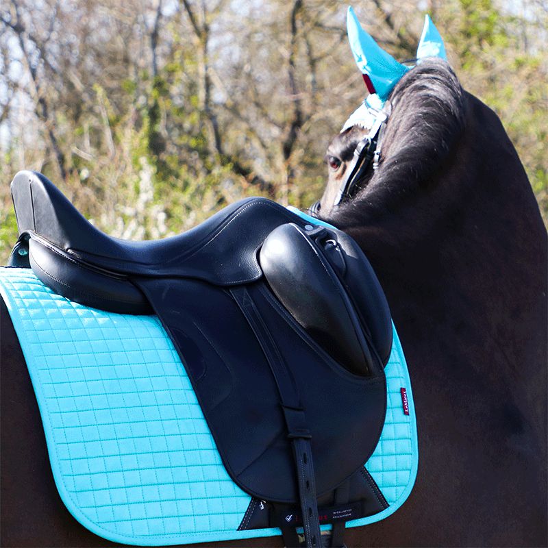 LeMieux - Tapis de dressage Suede Square azur | - Ohlala