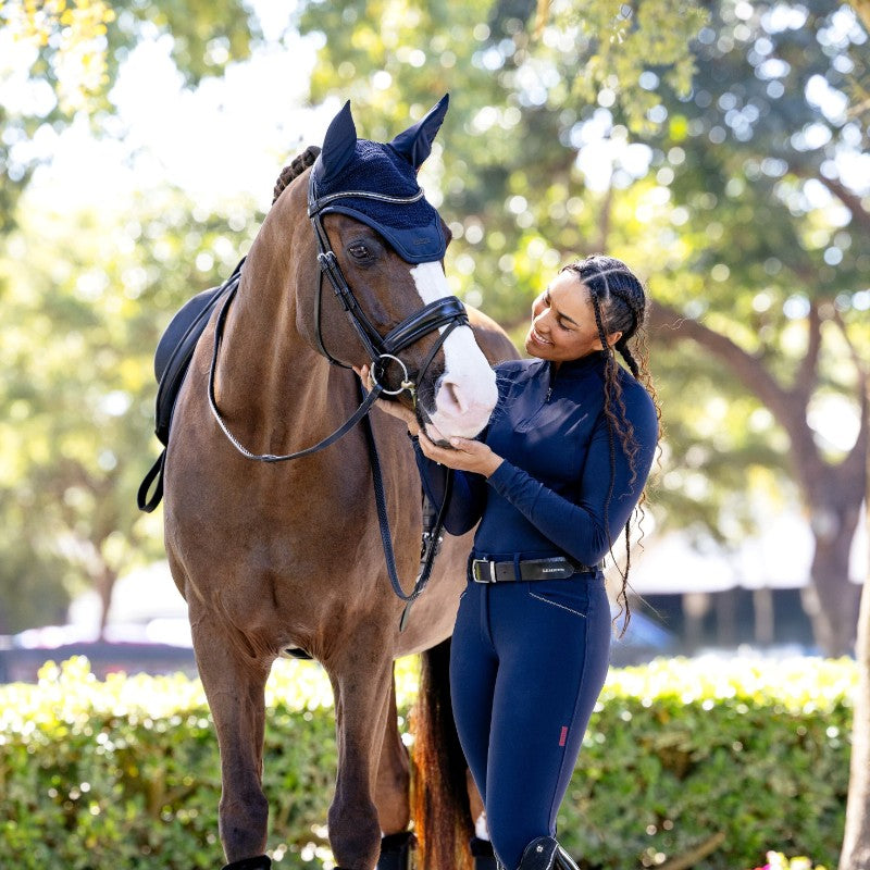 Lemieux - Bonnet pour chevaux Finesse marine | - Ohlala