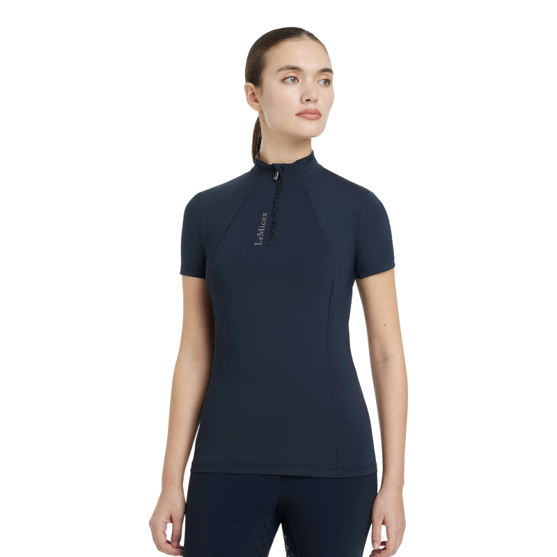 Lemieux - T-shirt manches courtes techniques femme Classique marine | - Ohlala