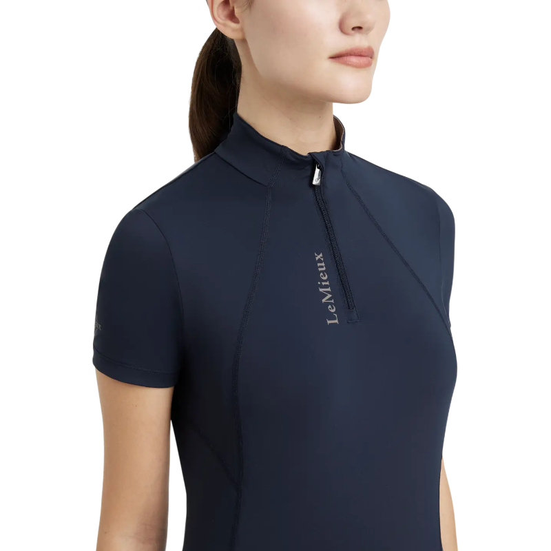 Lemieux - T-shirt manches courtes techniques femme Classique marine | - Ohlala