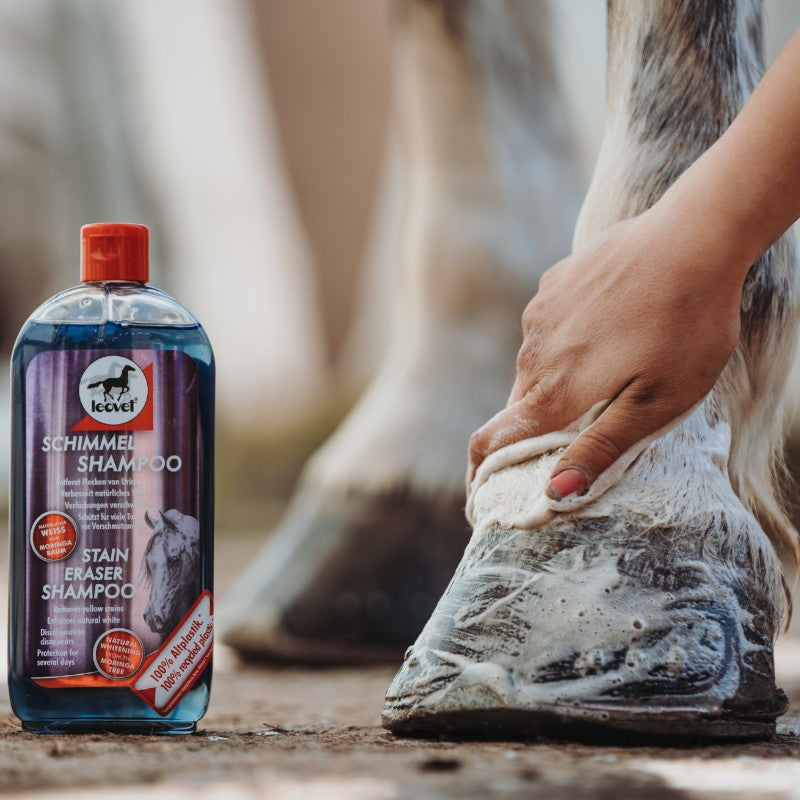 Leovet - Shampoing pour chevaux gris et blancs | - Ohlala