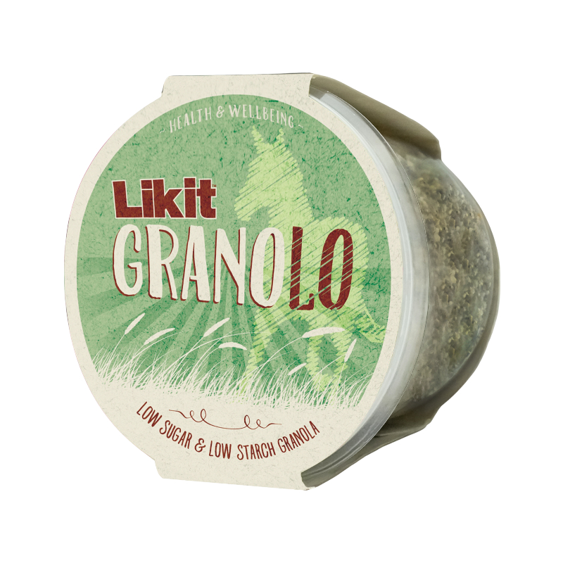 Likit - Friandise pour chevaux pierre granola allégée pomme | - Ohlala