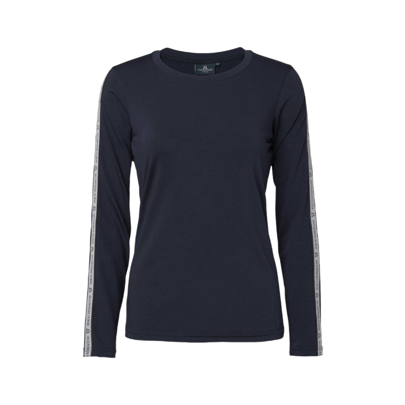 Mountain Horse - T-shirt manches longues femme Active Stripe marine | - Ohlala