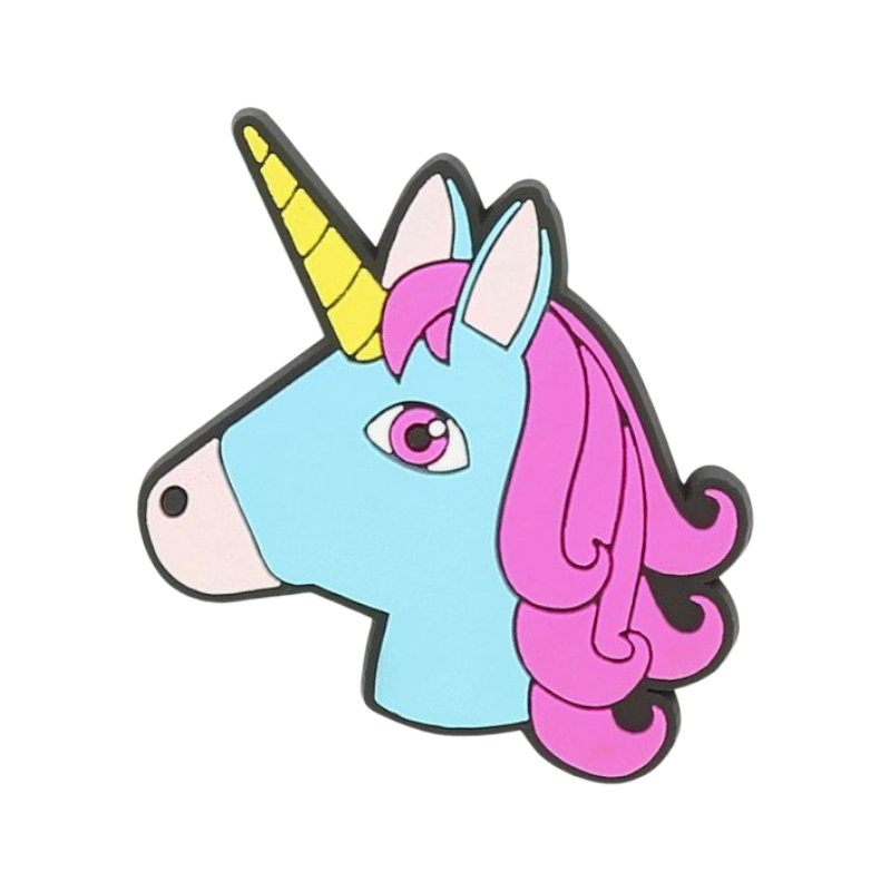 Equi-kids - Magnet tête de licorne bleu | - Ohlala
