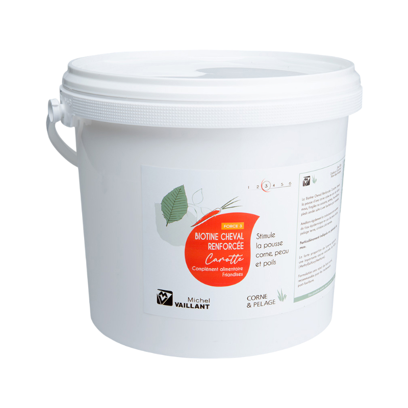 Michel Vaillant - Complément alimentaire friandises sabot et peau Biotine renforcée carotte | - Ohlala