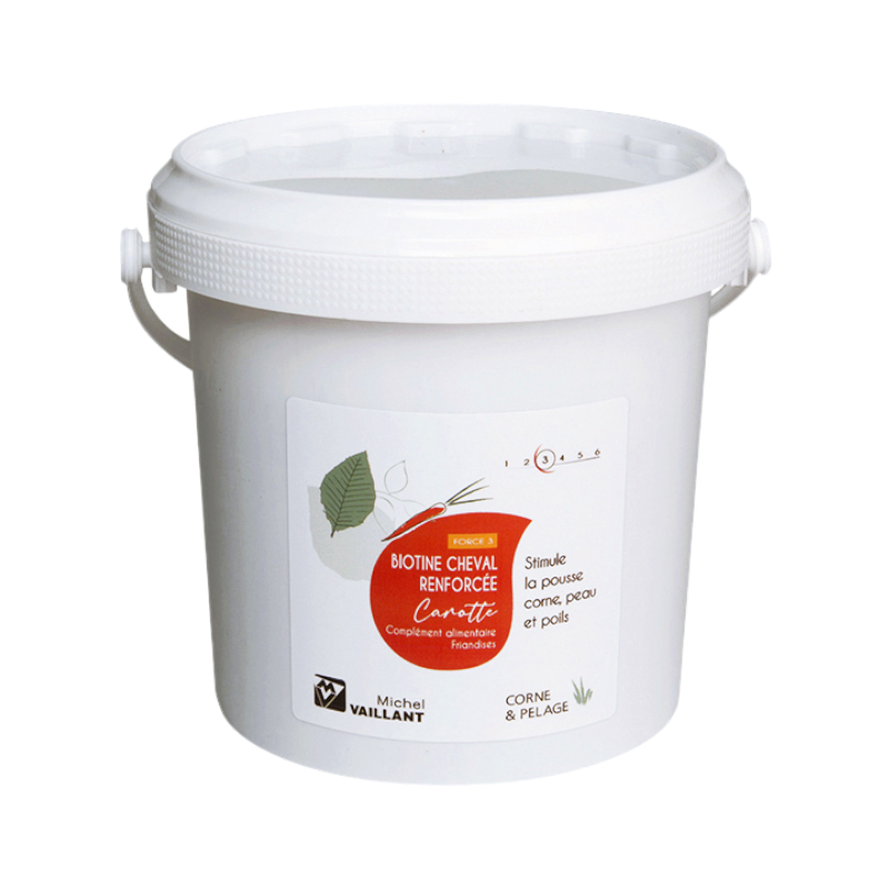 Michel Vaillant - Complément alimentaire friandises sabot et peau Biotine renforcée carotte | - Ohlala