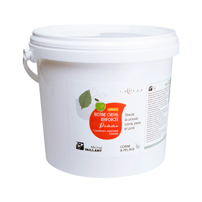 Michel Vaillant - Complément alimentaire granulés pour sabot et peau Biotine renforcée pomme | - Ohlala