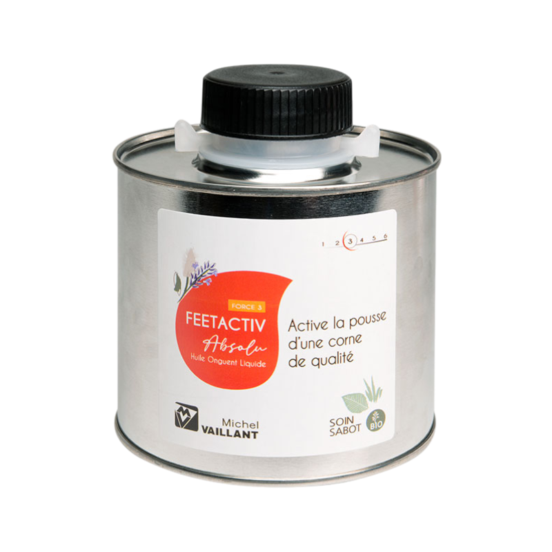 Michel Vaillant - Huile Bio pour sabot stimule la pousse Feetactiv absolu avec applicateur | - Ohlala