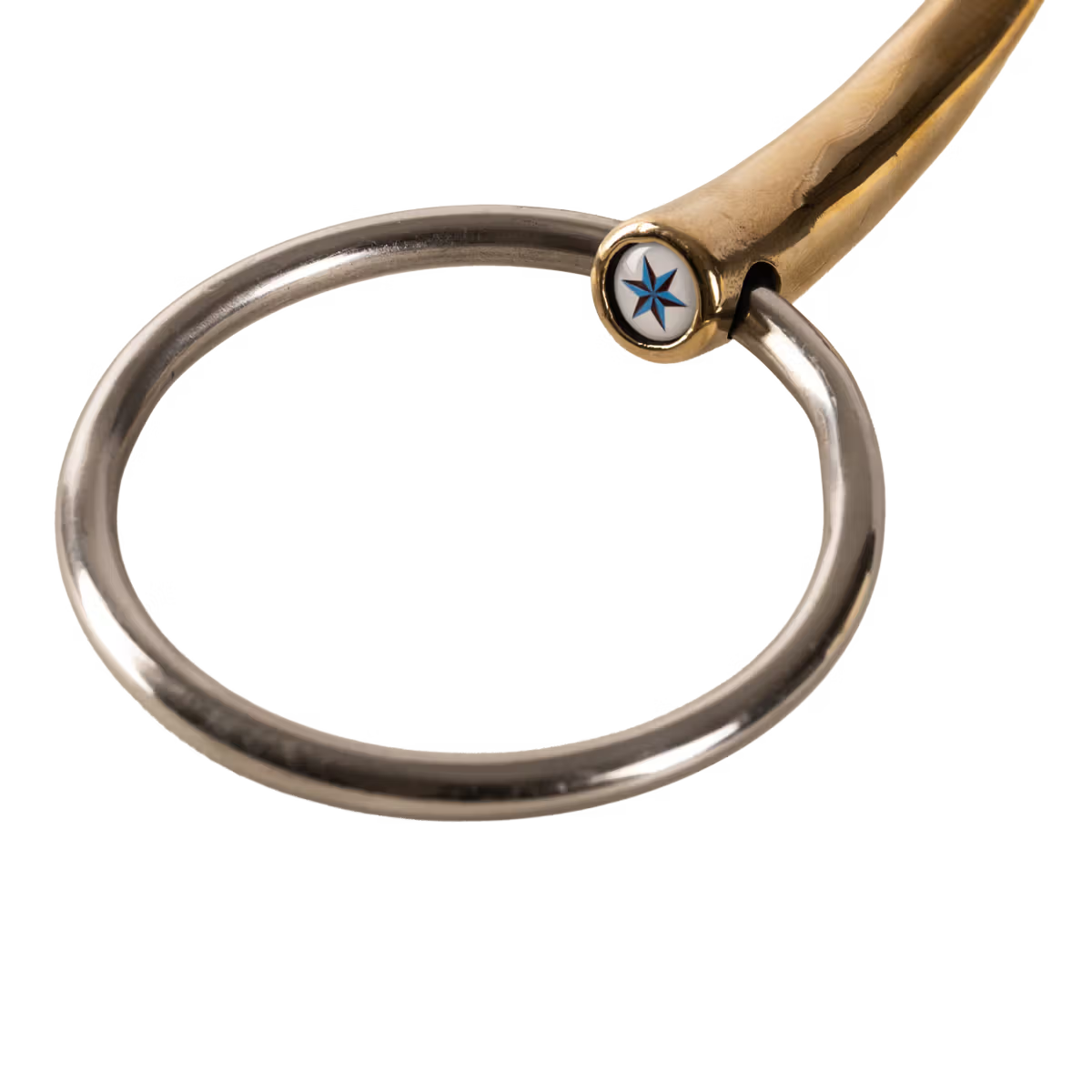 Velari - Mors à anneaux simple brisure en cuivre doux 16mm