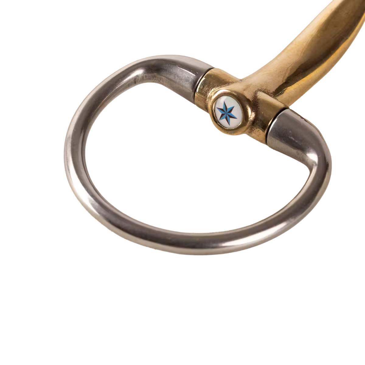 Velari - Mors à olive simple brisure en cuivre doux 14mm