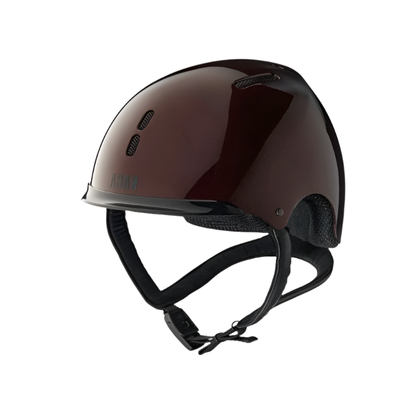 NACA - Casque d'équitation Gravity S sans visière brillant prune | - Ohlala
