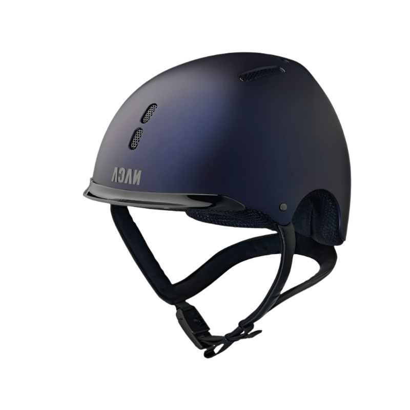 NACA - Casque d'équitation Gravity S sans visière mat bleu | - Ohlala