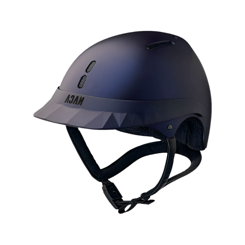 NACA - Casque d'équitation Gravity S visière standard mat bleu | - Ohlala