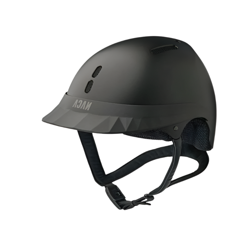 NACA - Casque d'équitation Gravity S visière standard mat noir | - Ohlala
