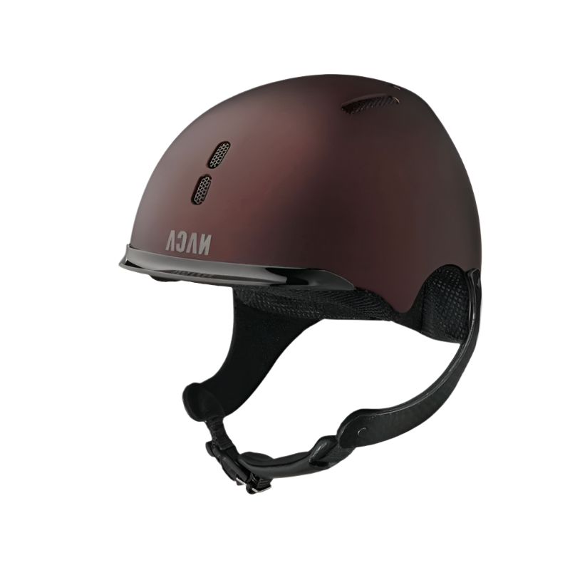 NACA - Casque d'équitation Gravity XP sans visière matt prune | - Ohlala