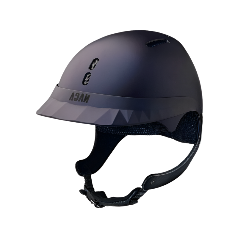 NACA - Casque d'équitation Gravity XP visière standard matt bleu | - Ohlala
