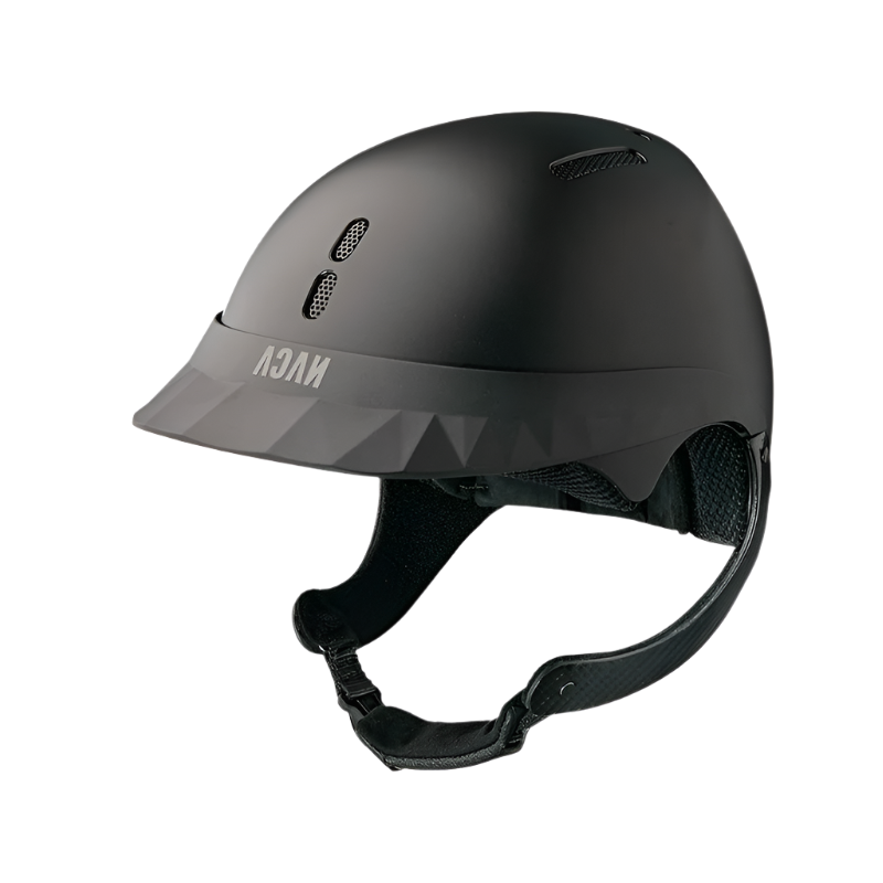 NACA - Casque d'équitation Gravity XP visière standard matt noir onyx | - Ohlala