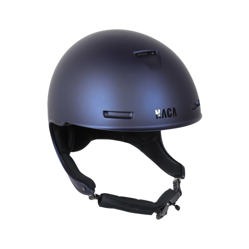 NACA - Casque d'équitation sans visière Comète XP bleu mat | - Ohlala