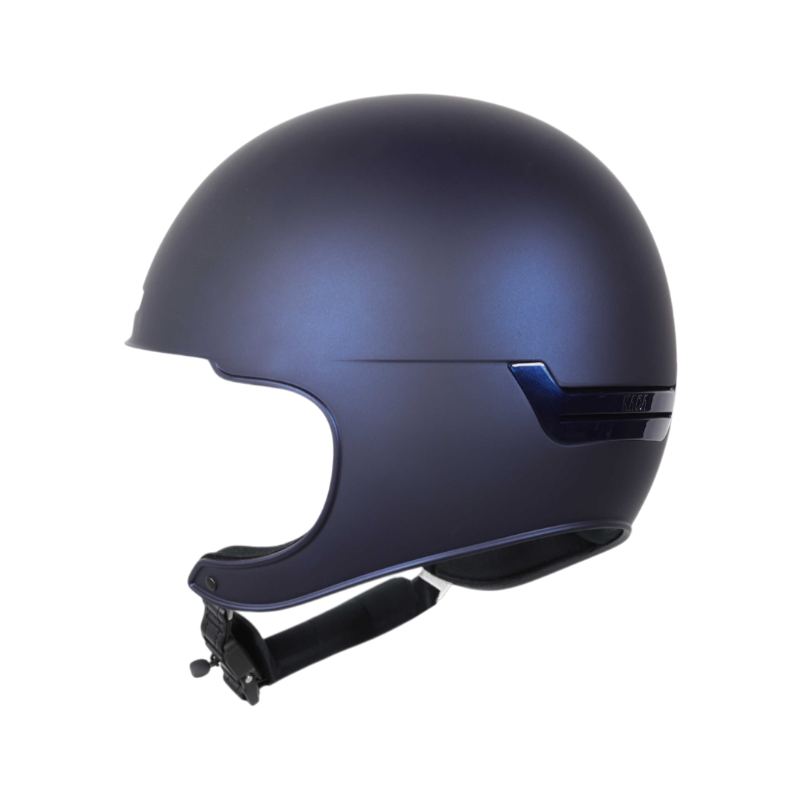 NACA - Casque d'équitation sans visière Comète XP bleu mat | - Ohlala