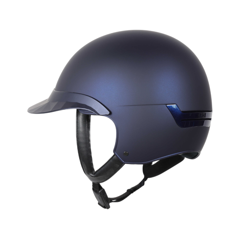 NACA - Casque d'équitation visière polo Comète S bleu mat | - Ohlala