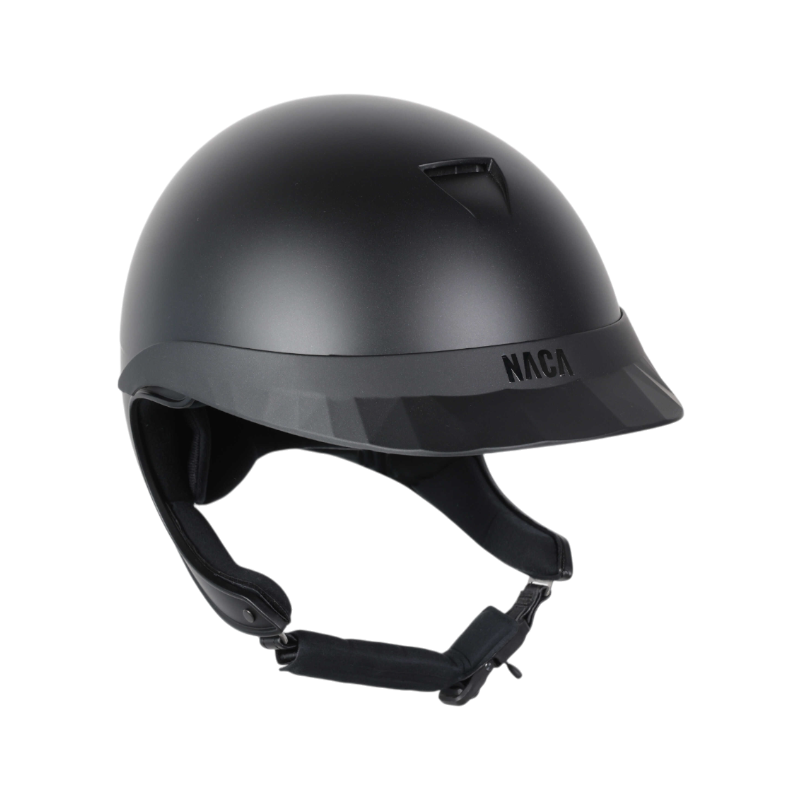 NACA - Casque d'équitation visière standard Comète XP noir mat | - Ohlala