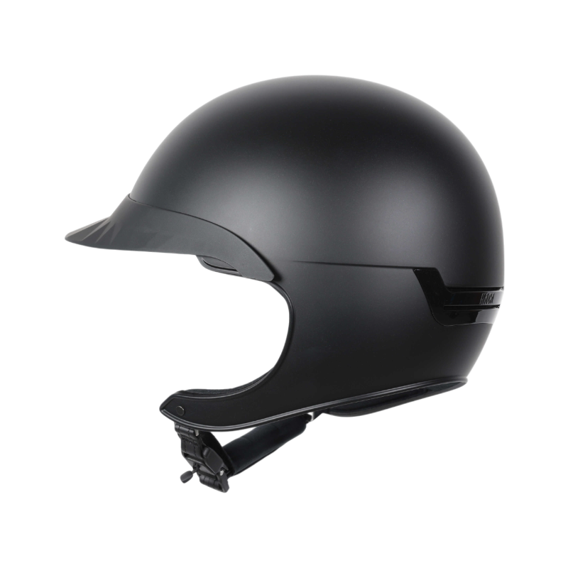 NACA - Casque d'équitation visière standard Comète XP noir mat | - Ohlala