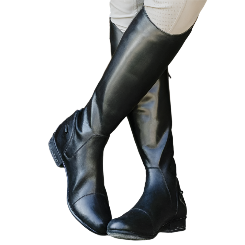 Norton - Bottes d'équitation cuir Forall noir | - Ohlala