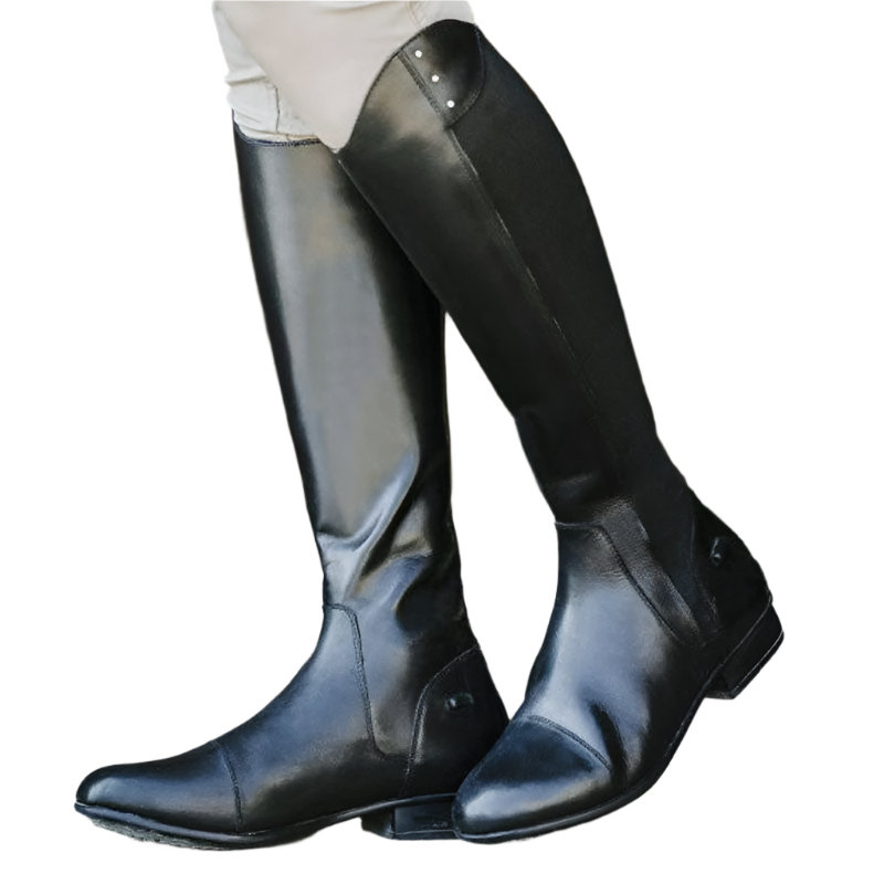 Norton - Bottes d'équitation cuir Forall noir | - Ohlala