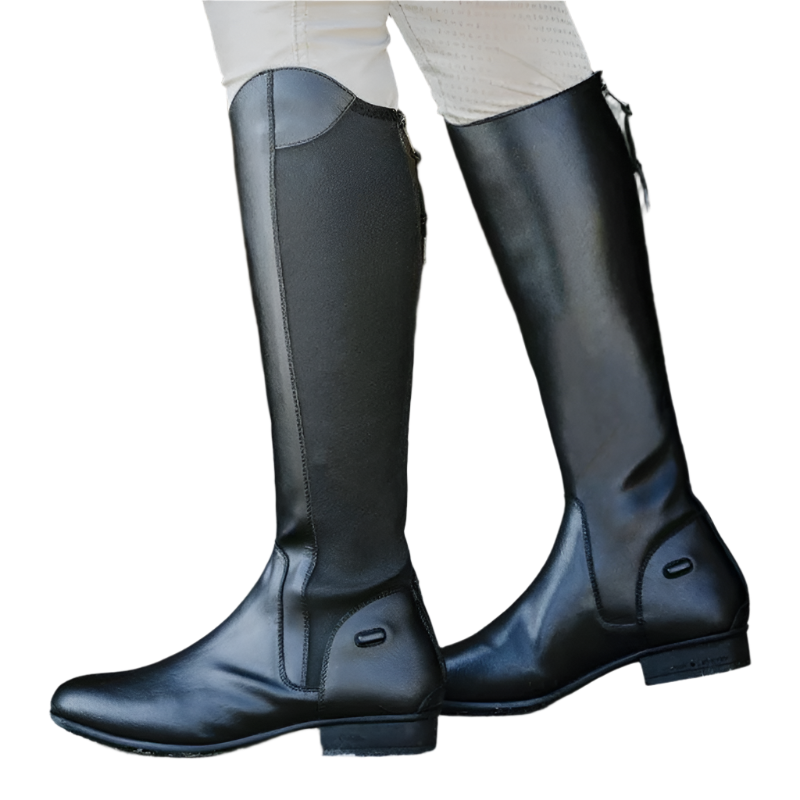 Norton - Bottes d'équitation synthétique Forall noir | - Ohlala