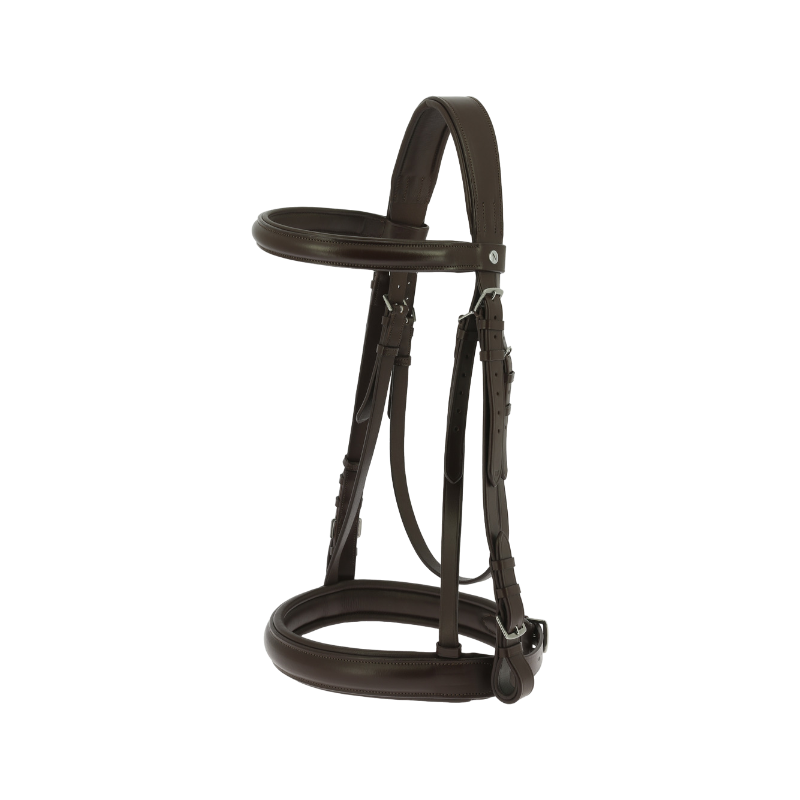 Norton - Bridon Percheron avec rênes sangles havane | - Ohlala