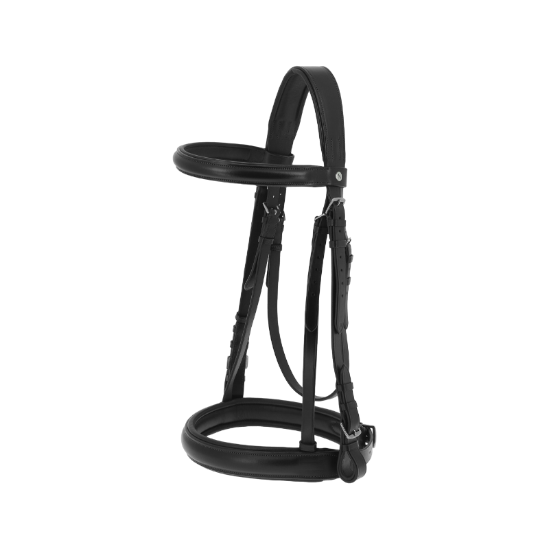 Norton - Bridon Percheron avec rênes sangles noir | - Ohlala