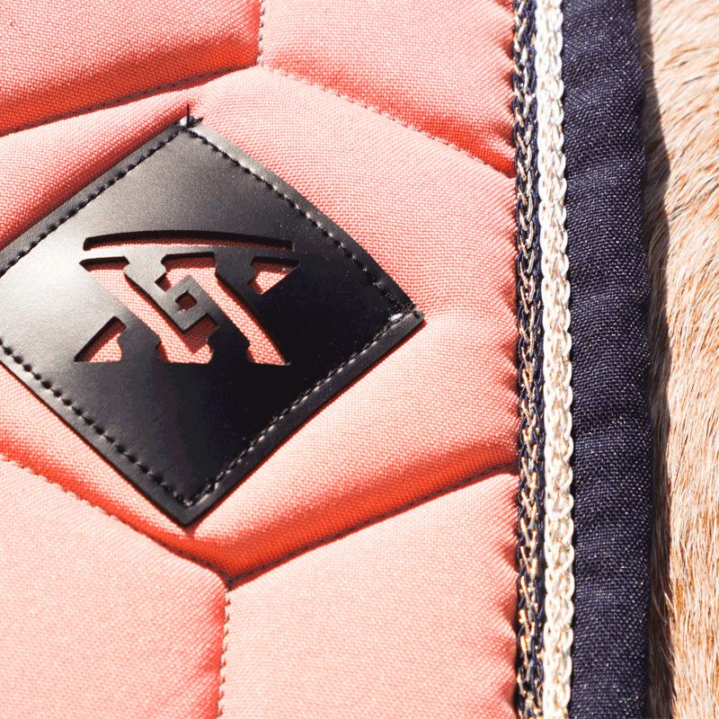 Oxxer - Tapis de selle Intemporels vieux rose | - Ohlala