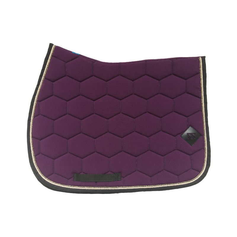 Oxxer - Tapis de selle Intemporel aubergine | - Ohlala