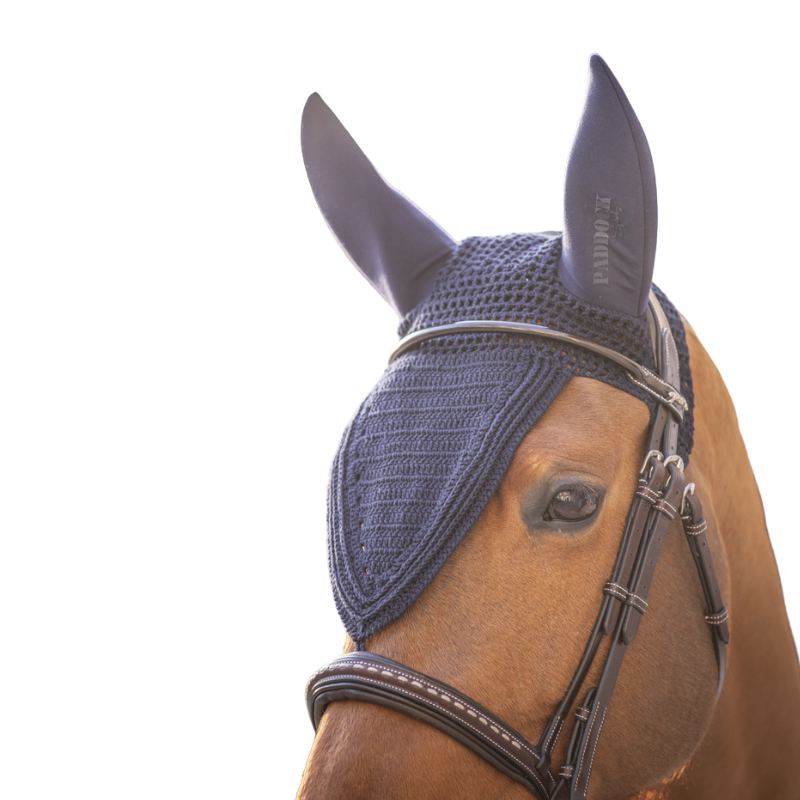 Paddock Sports - Bonnet long anti-bruit Pro coton marine | - Ohlala