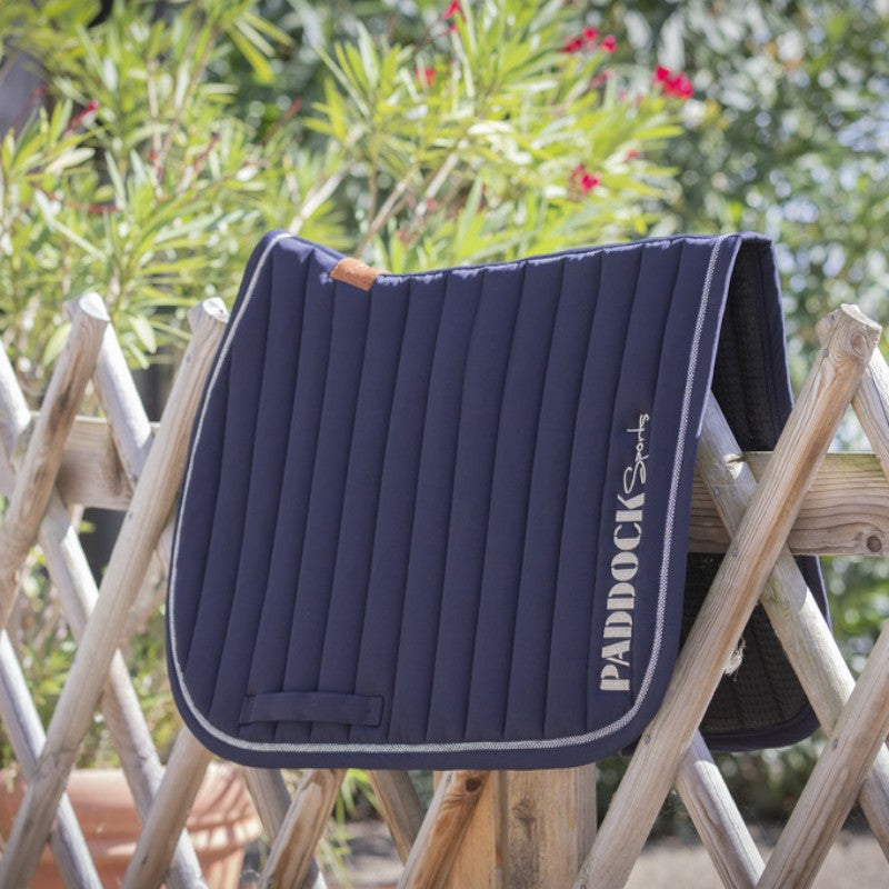 Paddock Sports - Tapis de selle Mille Points marine | - Ohlala