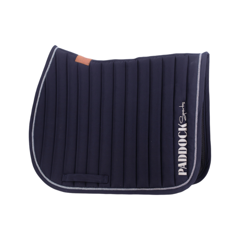 Paddock Sports - Tapis de selle Mille Points marine | - Ohlala