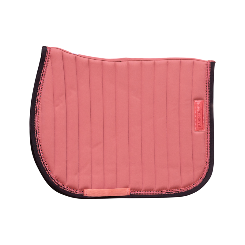 Paddock Sports - Tapis de selle Verticali pêche/ noir | - Ohlala