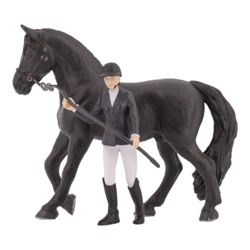 Papo - Figurine Pénélope et Blacky | - Ohlala