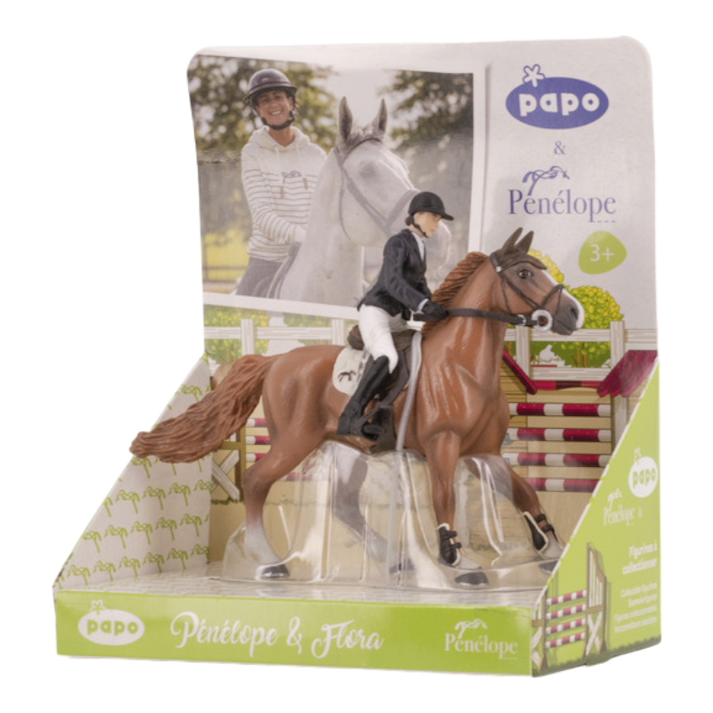 Papo - Figurine Pénélope et Flora | - Ohlala