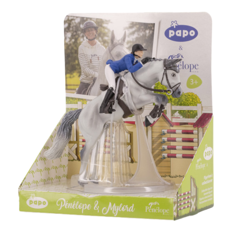 Papo - Figurine Pénélope et Mylord | - Ohlala